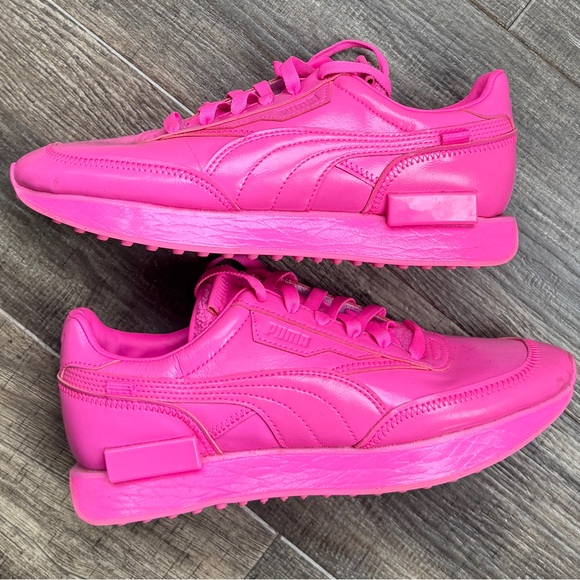 Puma Shoes - Puma Women's Pink Classic Runner Sneakers 8.5